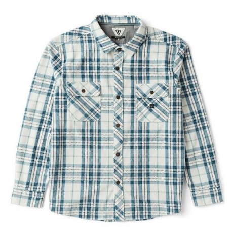 Chemise Polaire Homme VISSLA Eco Zy Polar Flannel White
