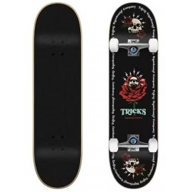 Tricks Red Rose 7.87" Complete Skateboard