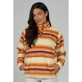 Polaire Femme Salty Crew Calm Seas Pullover Peach Fizz
