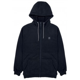 Vissla Eco-Zy Polar Zip Hoodie Black