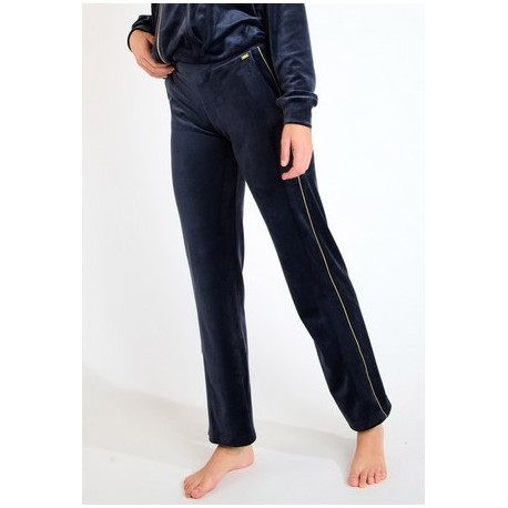 Pantalon de Jogging en Velours BANANA MOON Adrian Seashine Minuit