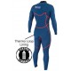Wetsuit Sooruz Men Fighter Organic Os Chest Zip 5/4/3mm Navy