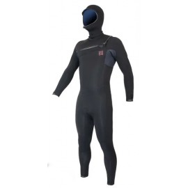 Sooruz Fighter Hood Organic OS Chest Zip 5/4/3mm Black