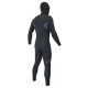 Sooruz Fighter Hood Organic OS Chest Zip 5/4/3mm Black