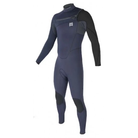Wetsuit Sooruz Men Fighter Organic Os Chest Zip 5/4/3mm Navy