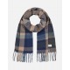 BARTS Men's Flannel Scarf, Ketill Blue