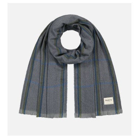 BARTS Men's Haifoss Dark Heather Flannel Scarf