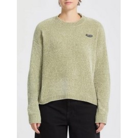 VOLCOM Bubble Tease Women's Sweater in Green Tea