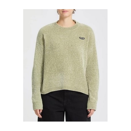 VOLCOM Bubble Tease Women's Sweater in Green Tea