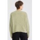 VOLCOM Bubble Tease Women's Sweater in Green Tea