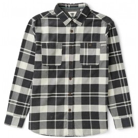 Vissla Rails Cord Printed Eco Long Sleeve Shirt Graphite