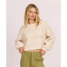 SISSTREVOLUTION Costa Del Sol Butermilk Women's Sweater