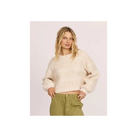 SISSTREVOLUTION Costa Del Sol Butermilk Women's Sweater