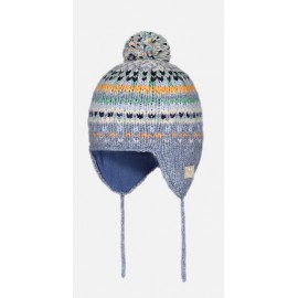 BARTS Mitala Earflap Baby Hat, Blue
