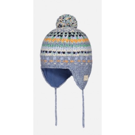 BARTS Mitala Earflap Baby Hat, Blue