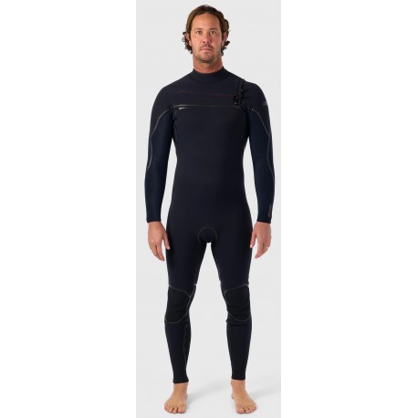 O'Neill Hyperfreak Fire Men Wetsuit Chest Zip 5/4+ Black Black