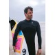 Combinaison Homme C-Skins NuWave Session Chest Zip 5/4mm Black Meteor X Rust