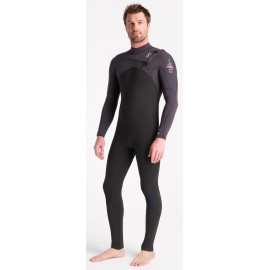 Combinaison Homme C-Skins NuWave Session Chest Zip 5/4mm Black Meteor X Rust