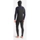 Combinaison à Cagoule Homme C-Skins NuWave Session Chest Zip Hooded 5/4mm Black