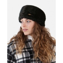 BARTS Faux Fur Headband, Black