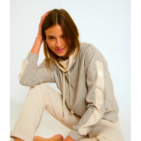 Sweat Femme BANANA MOON Robin Monroe Beige