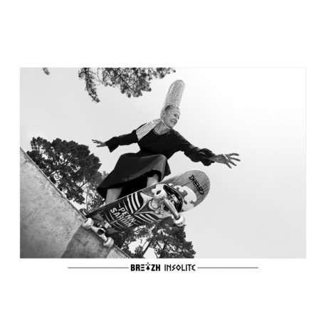 Carte Postale Breizh Insolite Skate N 22