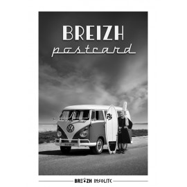 Carte Postale Breizh Insolite VW Van N 27