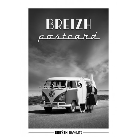 Breizh Insolite VW Van Postcard No. 27