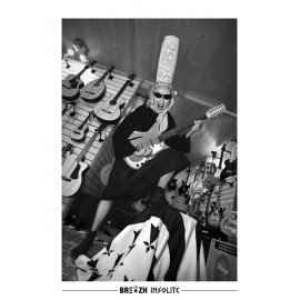 Carte Postale Breizh Insolite Guitare N 28