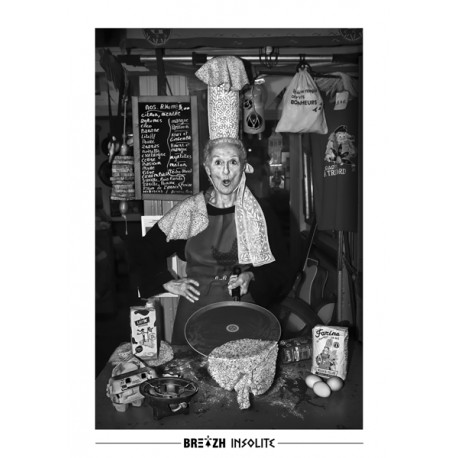 Breizh Insolite Postcard Crêpes N 36