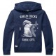 Children's Stered Coast Guard Navy Hoodie