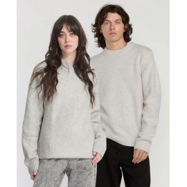 VOLCOM Edmonder II Unisex Sweater, Darty White