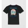 Junior VOLCOM Burgstone Pocket Black Tee Shirt