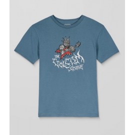 Tee Shirt Junior VOLCOM Spikesnight Blue Wash