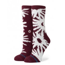 STANCE Daisies Cozy Crew Fig Socks