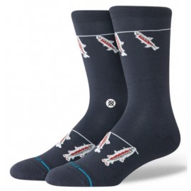 Chaussettes STANCE Gone Fishin Crew Navy