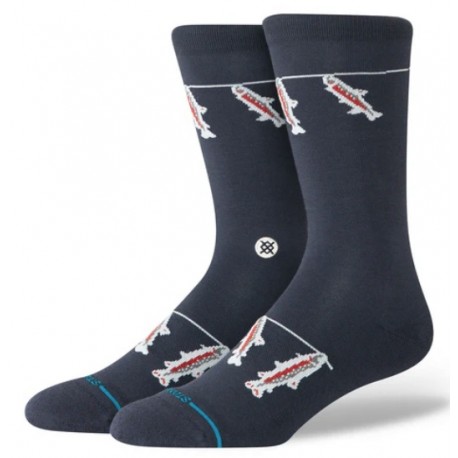 Chaussettes STANCE Gone Fishin Crew Navy