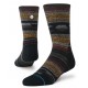 Stance Mid Wool Crew Black Red Socks