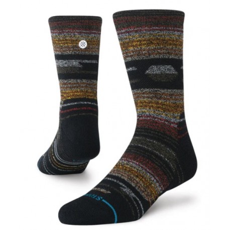 Stance Mid Wool Crew Black Red Socks