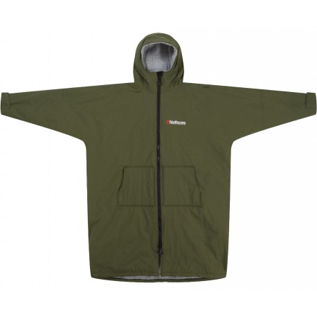 Northcore Beach Basha Sport Long Sleeve Waterproof Changing Robe Sage