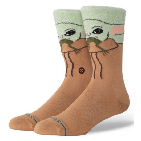 Chaussettes STANCE Star Wars Grogu Hungry Crew Green