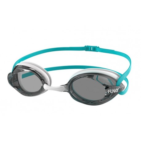 FUNKY Training Machine Swimming Goggles, White Wash