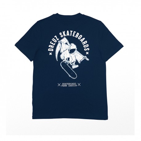 Tee Shirt Dreuz Penn Sardin Hellflip Bleu Canard