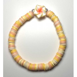 Bracelet MISS CELTIC Création Frangipanier Orange