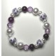 MISS CELTIC Bracelet - Amethyst and Purple Ceramic Bead