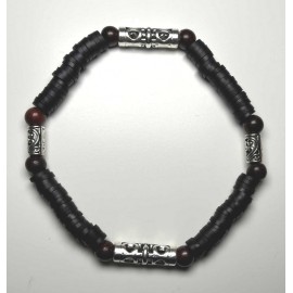 Bracelet MISS CELTIC Création Perles en bois et Métal Grand