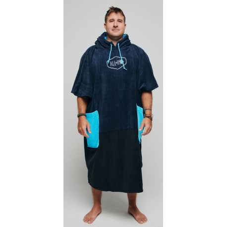Poncho All In Big Foot Blue Surf