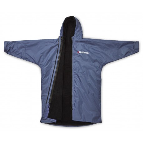 Poncho Etanche Manche Longue Northcore Beach Basha Sport 4 Season Bleu