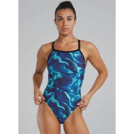 Maillot De Bain Femme une piece TYR Durafast Elite Diamondfit Blue Green
