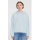 VOLCOM Women's Stone Soft Light Blue Acid Sweatshirt